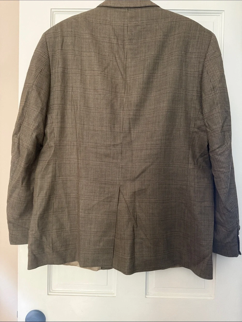 Men's Nautica Glen Plaid Brown Blazer